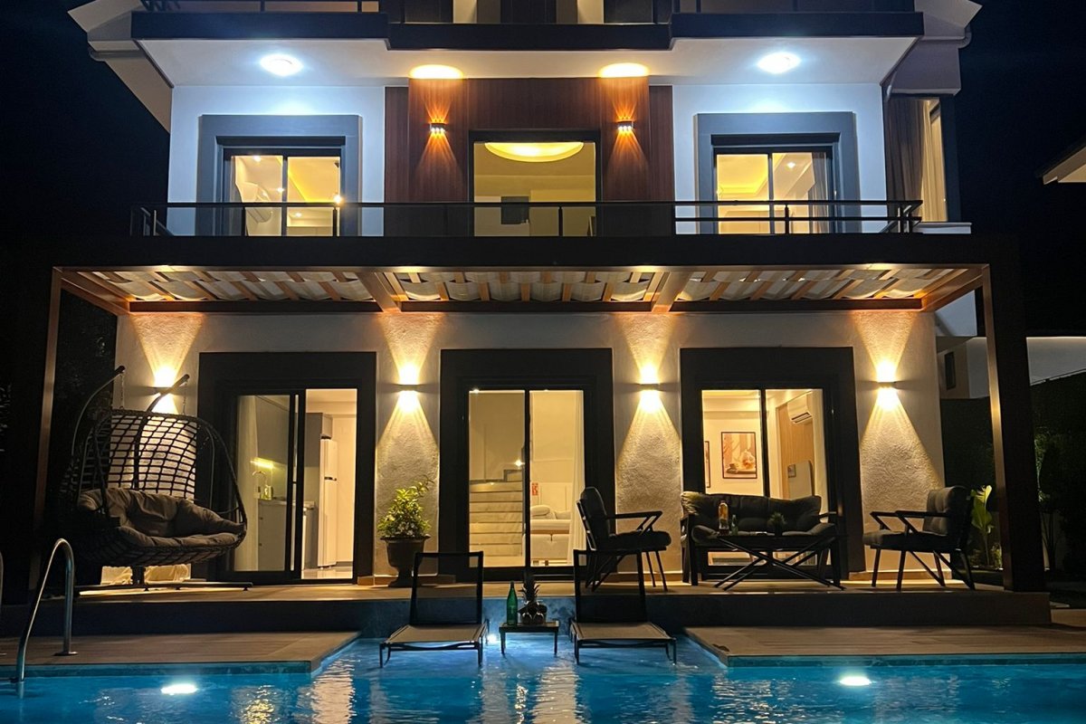 villa Casa Lykia, ölüdeniz 4 yatak luks ozel havuzlu villa